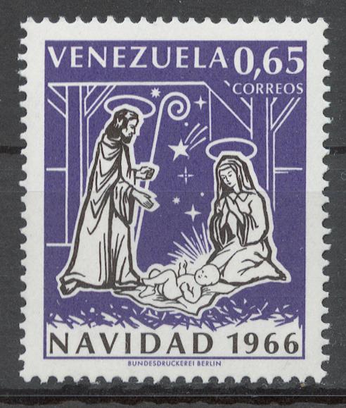 Венесуэла 1966 Mi# 1696** РОЖДЕСТВО