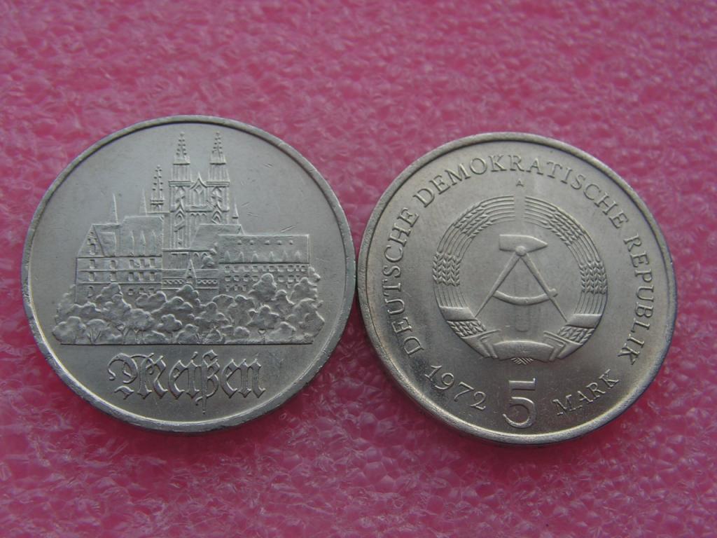Германия/ГДР 5 марок 1972 Мейсен unc-aunc