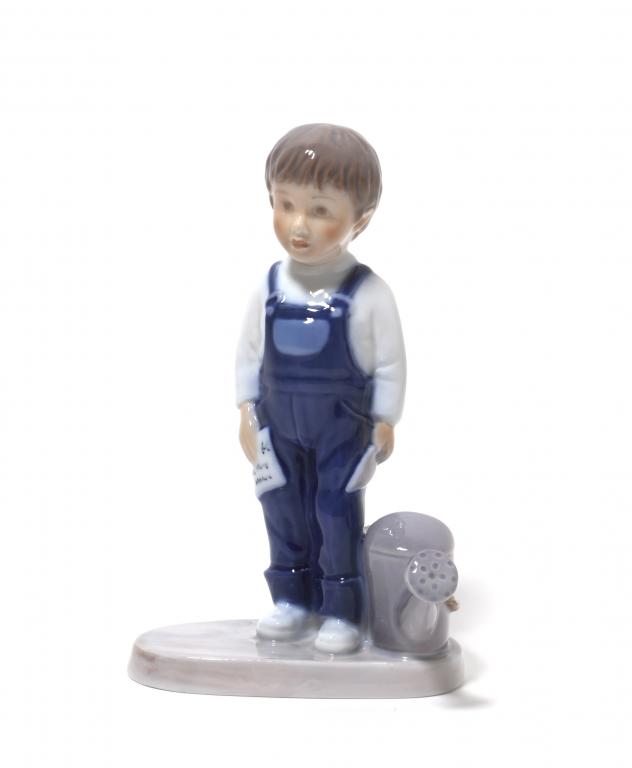 Фарфоровая фигура "Садовник". Bing & Grondahl.