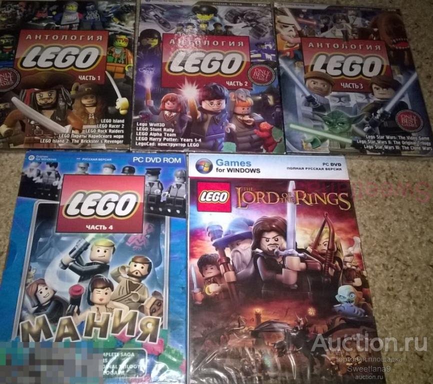 ИГРЫ Сборник АНТОЛОГИЯ LEGO 5 DVD digipak  (Пять ДИСКОВ ОДНИМ ЛОТОМ)