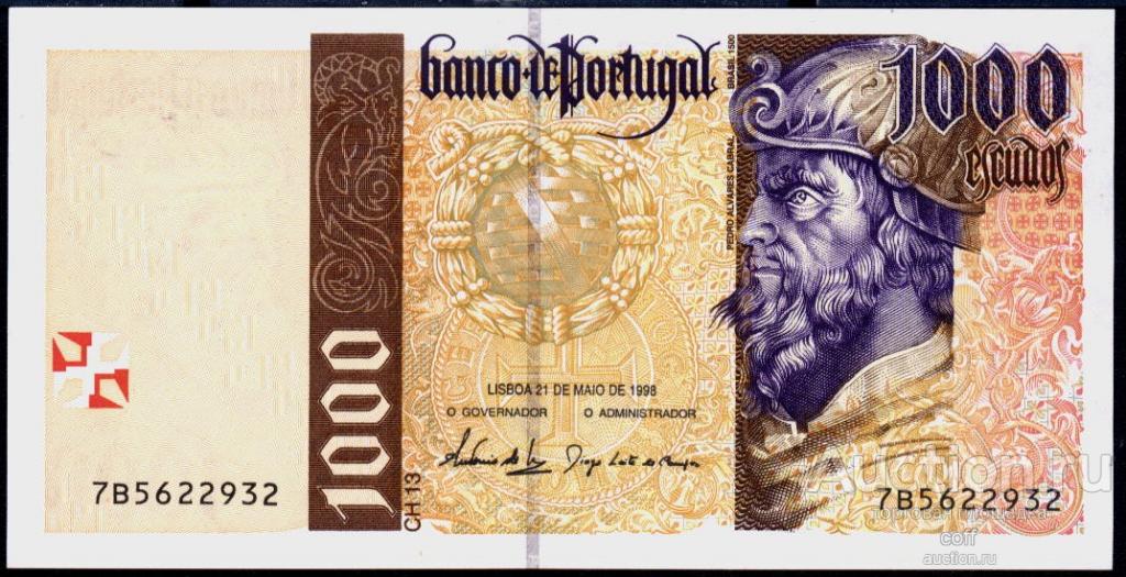 Португалия P-188c 1000 Escudos 1998 UNC