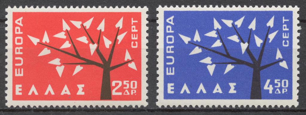 Греция 1962 Mi# 796-97** ЕВРОПА СЕПТ