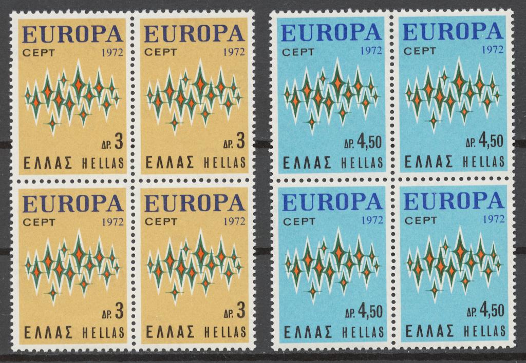 Греция 1972 Mi# 1106-07** ЕВРОПА СЕПТ