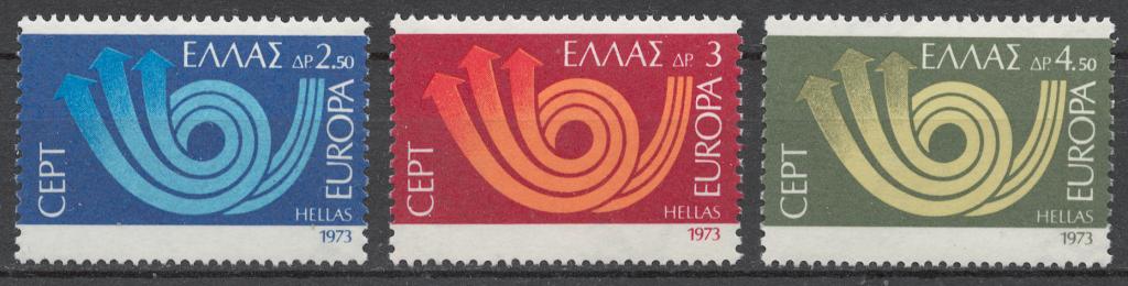 Греция 1973 Mi# 1147-49** ЕВРОПА СЕПТ