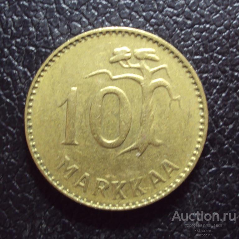 Финляндия 10 марок 1953 год.
