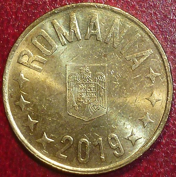 Румыния 50 бани 2019 года.