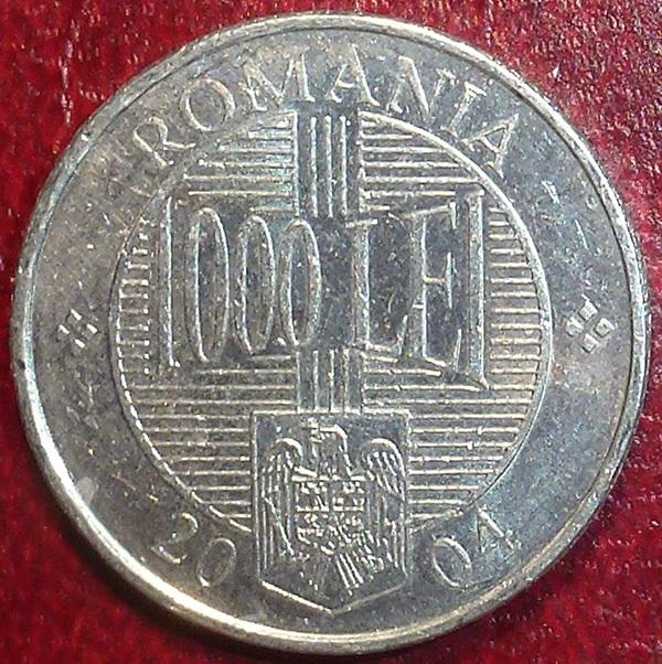 Румыния 1000 лей 2004 года.