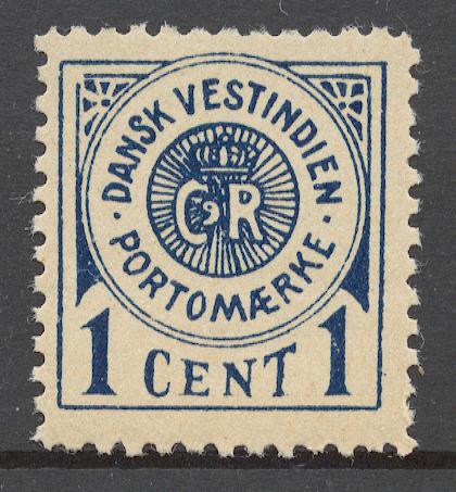 Датская Вест-Индия 1902 Доплатная Mi# 1**