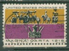США 1965  Mi# 881 Магна карта   гаш