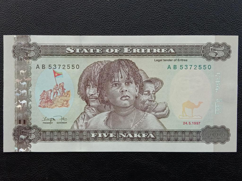 Эритрея 5 накфа 1997г.  UNC    Р.2