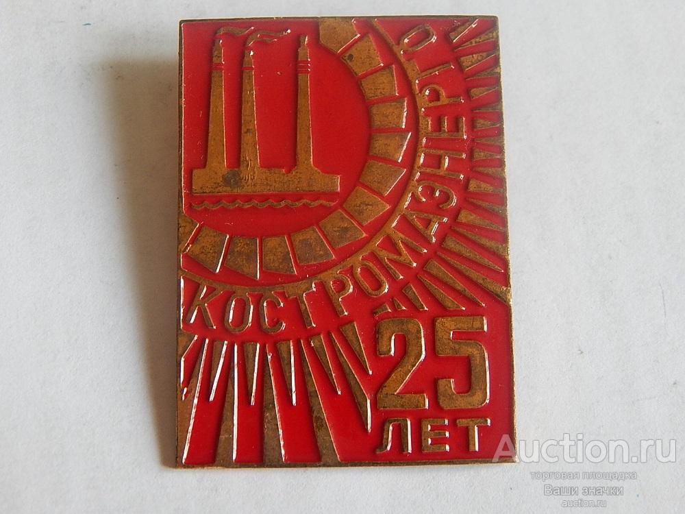 N. Энергетика. 25 лет КостромаЭнерго. (т.м., заколка) Отличный!