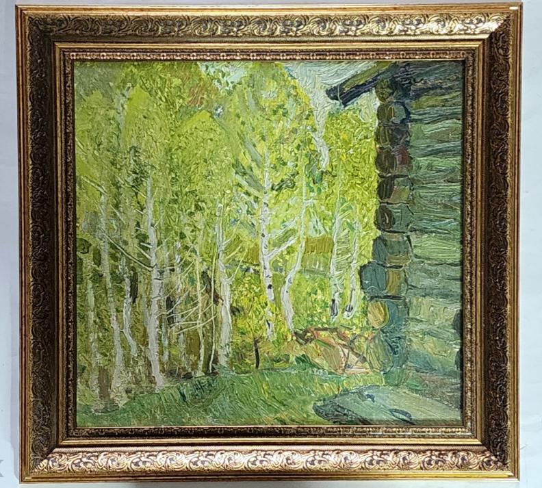 Народный художник Р.Ф. Зевакин В.С. " Весна " 1977 год.