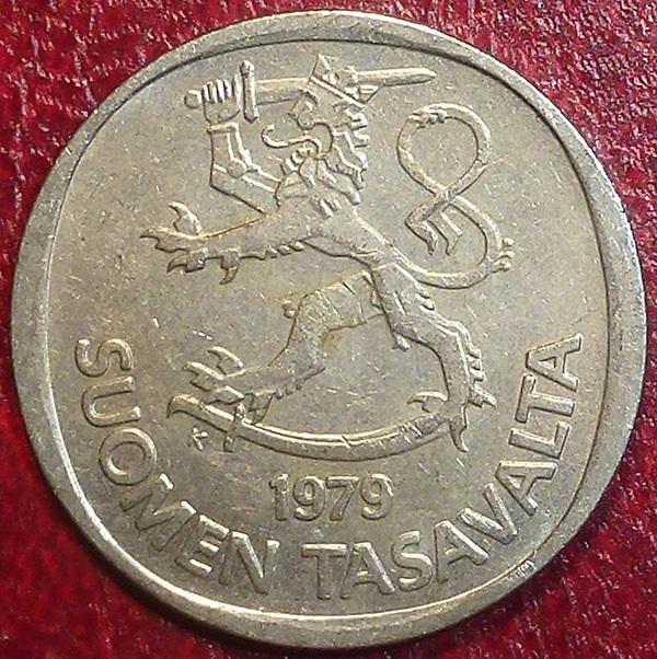 Финляндия 1 марка 1979 года.