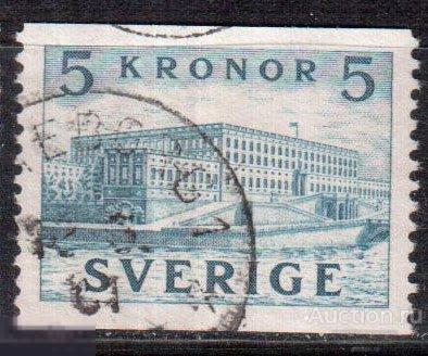 1941. Швеция. 5Kr . Королевский дворец Стокгольм