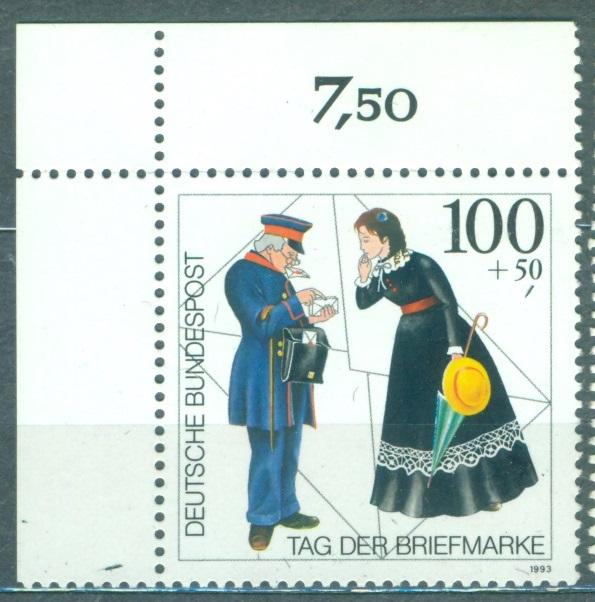 Германия 1993 г.  День марки негашеный **