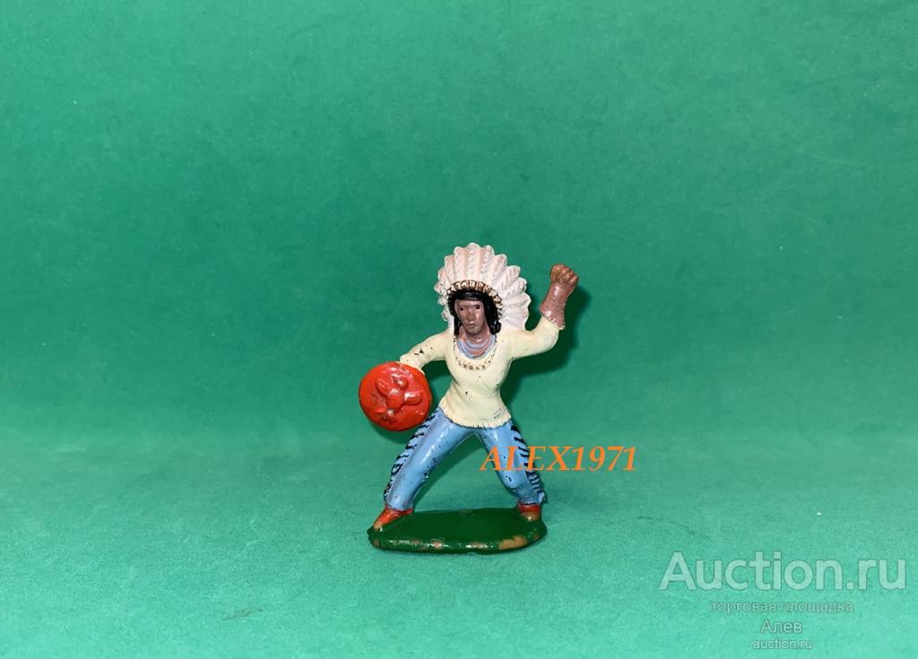 № 084 ТАРХАРОН, ИНДЕЕЦ ГДР, РЕДКАЯ РАСЦВЕТКА, ИНДЕЙЦЫ, КОВБОИ, СОЛДАТИКИ ГДР, ВЕСТЕРН, ДИКИЙ ЗАПАД