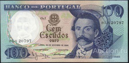 Португалия P-169a 100 Escudos 1965 UNC