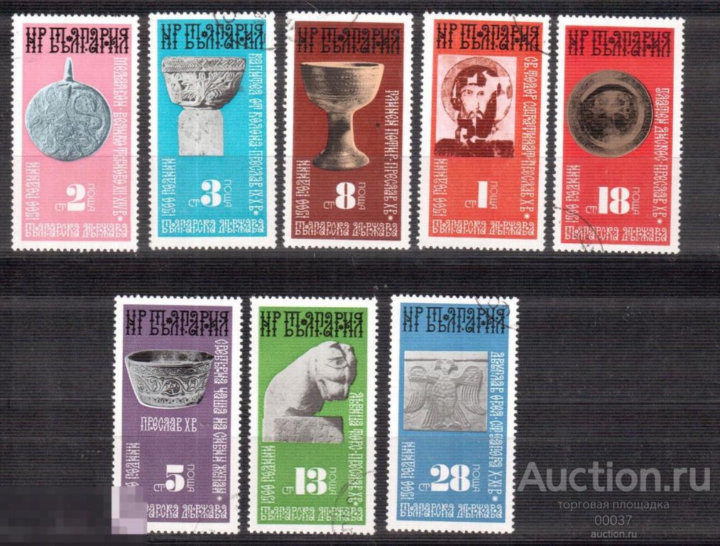 1974. Болгария. Национальные Произведения Искусства.  Mi.: 2382‑ 2389