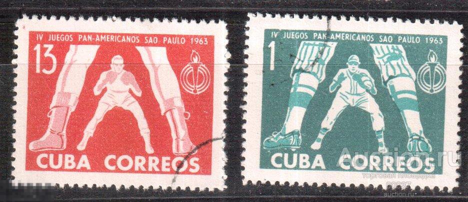 1963. 4-е Панамериканские игры, Сан-Паулу. Mi.: 841- 842