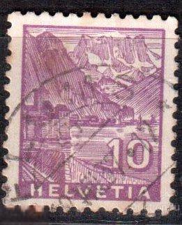 1934. Швейцария. пейзажи. ланшафты.  Mi.: 272
