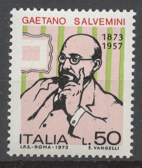 Италия 1973 Mi# 1415** ГАЭТАНО САЛЬВЕМИНИ, ИСТОРИК