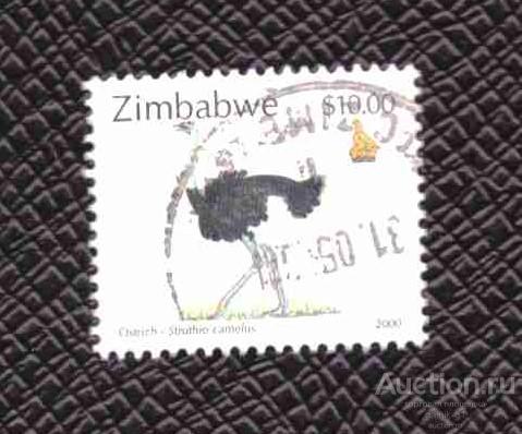 Зимбабве  (  Родезия  )    гашеная  2000 год   фауна    №  3911