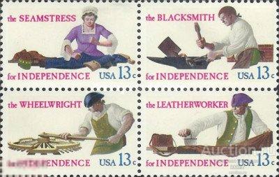 1977. США. умелые руки за независимость. Mi: 1461‑ 1464 **