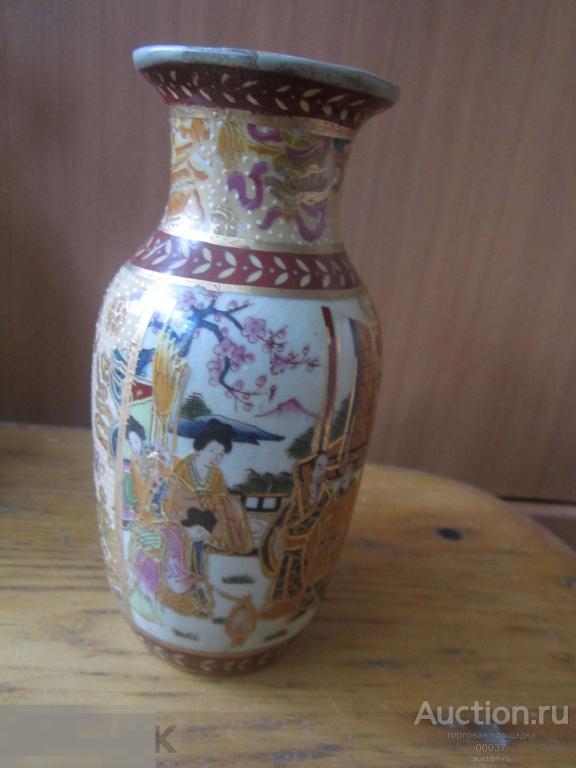 Китай. старая Ваза. производитель: Чжунго Чжи Зао  1970 год