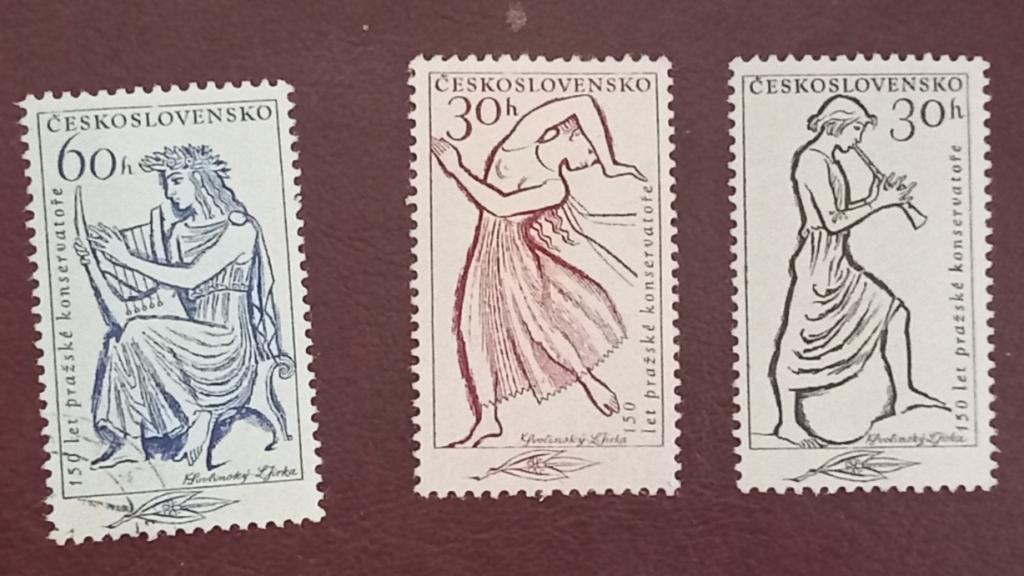 Чехословакия 1961 год 150-летие Пражской консерватории MNH