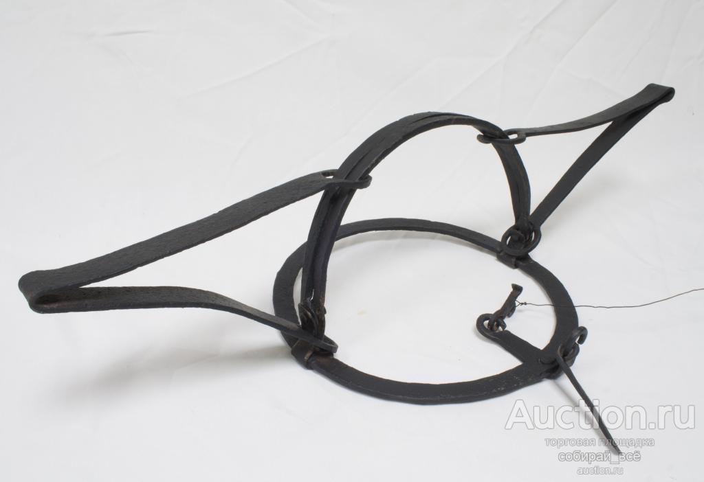 Капкан большой, СССР, размер 57 см. диаметр 23 см