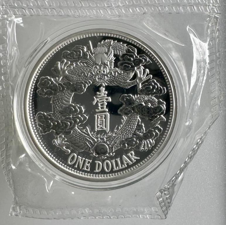 Китайская народная республика 1 доллар 2020 год в оригинальной запайке Proof !!!