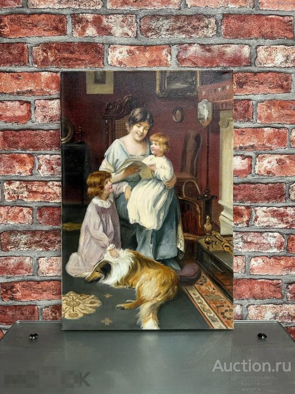 Картина "Вечерняя сказка". Холст, масло, лак. Цветкова С. 2024 год