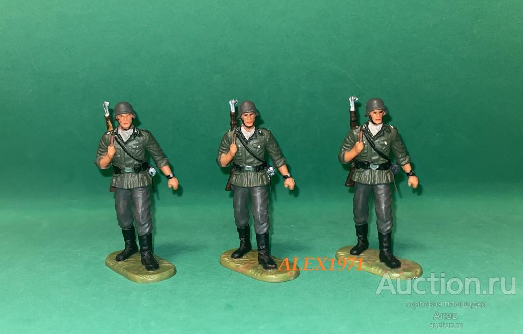 ELASTOLIN HAUSSER, ГЕРМАНИЯ, № 10061 СОЛДАТ ИДУЩИЙ С К 98, НЕМЕЦКИЕ СОЛДАТЫ, ФИГУРКИ, СОЛДАТИКИ