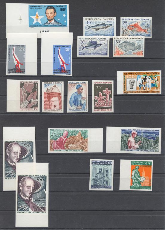 КОЛЛЕКЦИЯ БЕЗЗУБЦОВЫХ МАРОК АФРИКИ, MNH