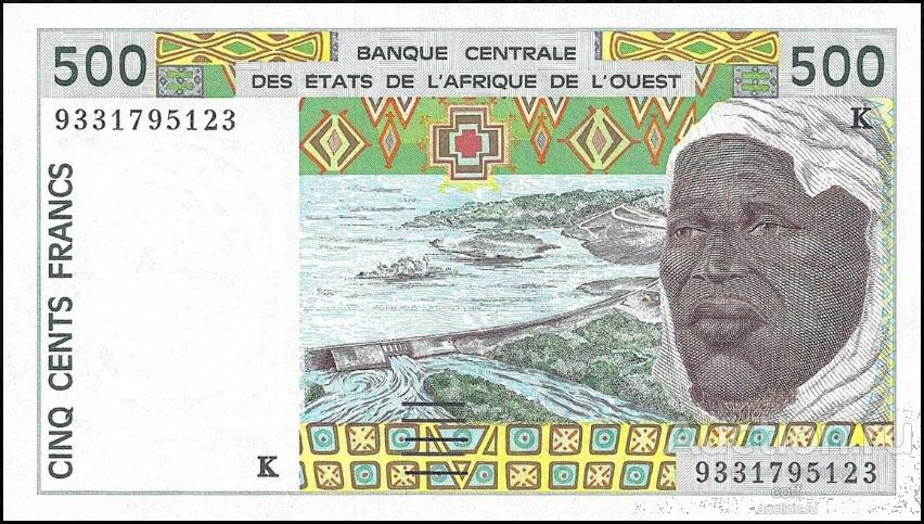 Страны Западной Африки (K) Сенегал P-710Kc 500 Francs 1993 UNC