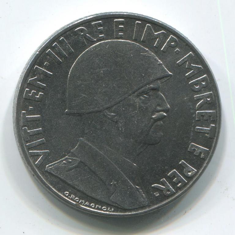 АЛБАНИЯ 1 ЛЕКА 1939 AUNC