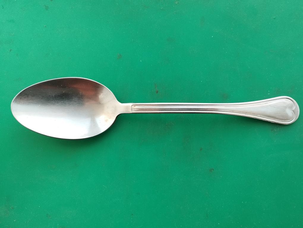 Ложка столовая. Нержавейка. Клеймо INOX. MADE IN ITALY. Италия.
