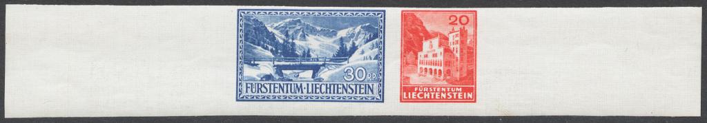 Лихтенштейн 1936 Mi# 151+ A151** ЛАНДШАФТЫ, АРХИТЕКТУРА