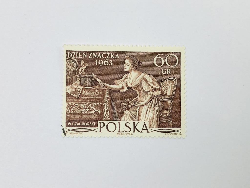 Любовное письмо, Владислав Чахурский. Искусство. Польша. 1963. Михель: PL 1433. Гашен