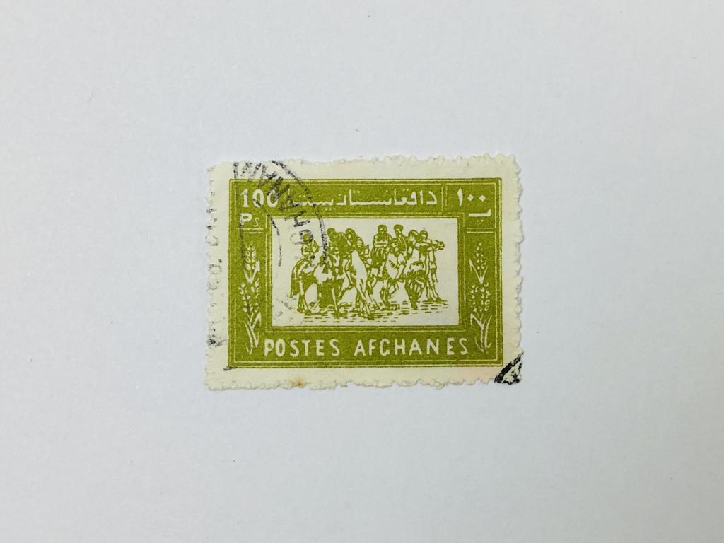 Игра Бузкаши, Лошадь. Фауна. Афганистан. 1961. Михель: AF 580. Гашен