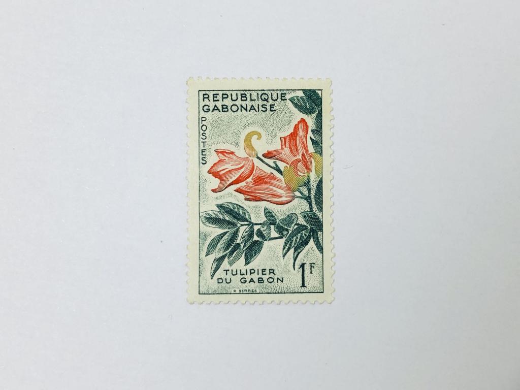 Флора. Спатодея колокольчатая. Флора. Габон. 1961. Михель: GA 161. Чист **. MNH 