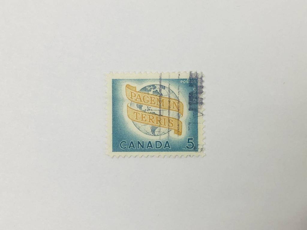 Мир на Земле. Другое. Канада. 1964. Скотт: CA 416; Михель: CA 360. Гашен