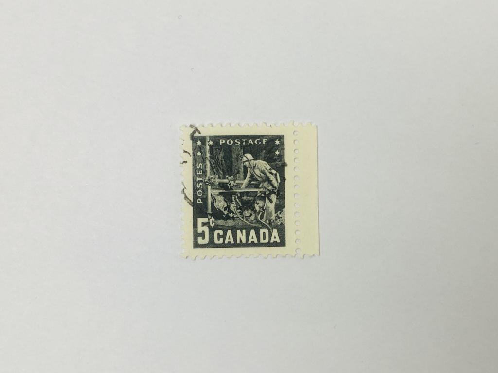 Горнодобывающая промышленность. Другое. Канада. 1957. Скотт: CA 373; Михель: CA 320. Гашен