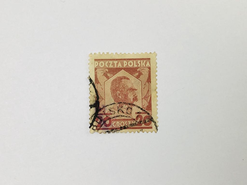 Маршал Юзеф Пилсудский. Персоналии. Польша. 1927. Михель: PL 245. Гашен