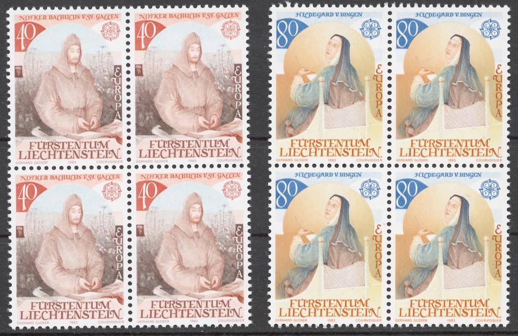 Лихтенштейн 1983 Mi# 816-17** ЕВРОПА СЕПТ