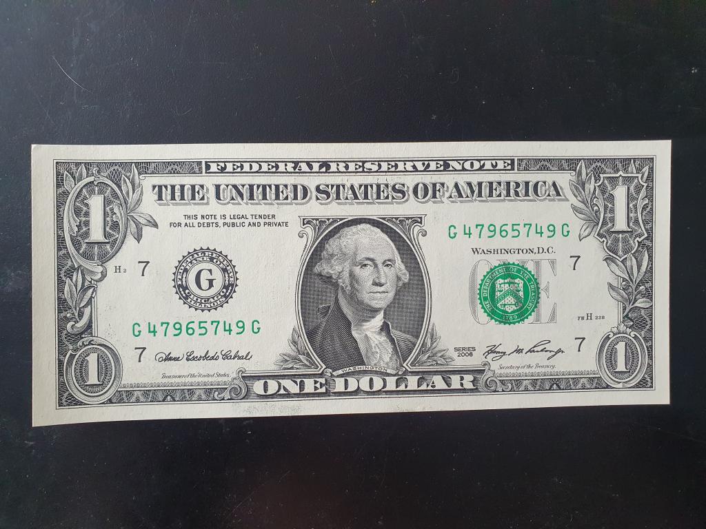 США 1 доллар  2006 год   G(7)