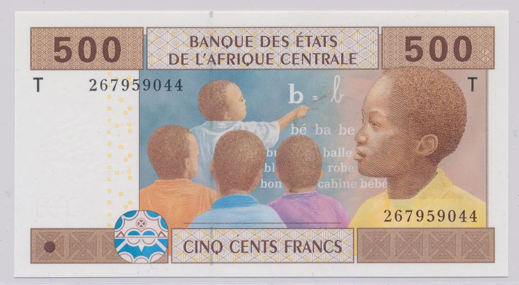 Конго 500 франков 2002 Р-106Т UNC