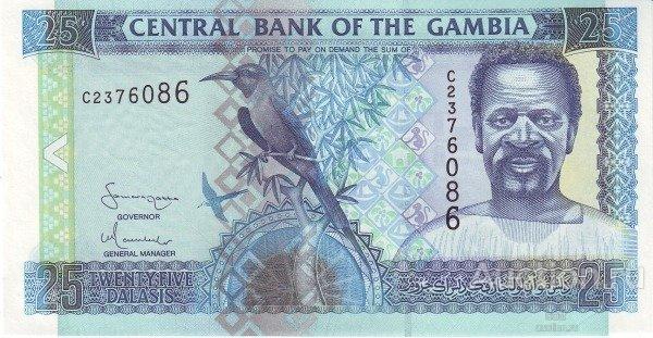 Гамбия P-22c 25 Dalasis 2001 UNC