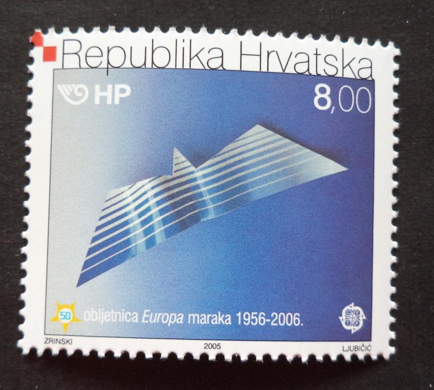 Хорватия 2005 г.  самолет , птица   **  Л.39