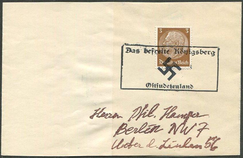 СУДЕТЫ 1938 Sudetenland Германия KÖNIGSBERG [Schlesien] (Klimkovice) слоган оккупация Чехословакии